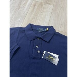 polo ralph lauren custom slim fit Cotton Mesh Polo L No Pony